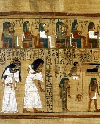 Papyrus from the Book of the Dead of Ani.